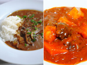 ハヤシライスとビーフシチューの共通点